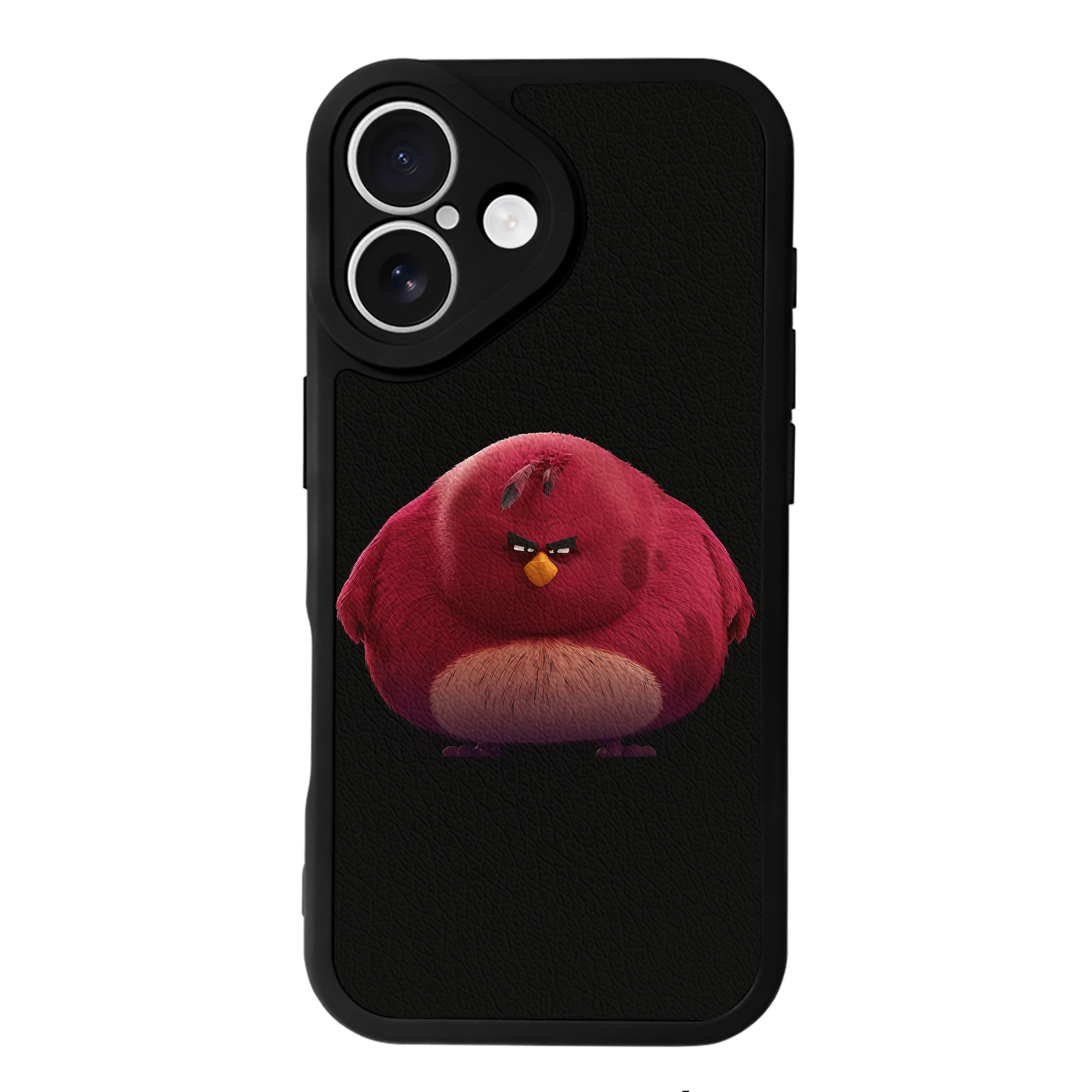 （画像用） Angry Birds アングリーバード 【iPhone 16シリーズ対応】シリコンスマホケース（レザー調） 材質：シリコン